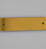 Nummerplaatjes Aluminium Gekleurd Rechthoek 1mm dik met 2 gaatjes