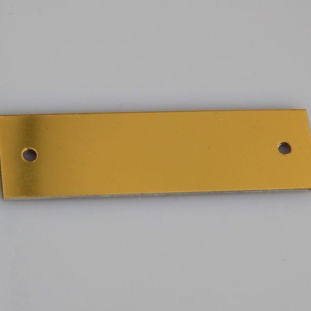 Gekleurd Aluminium Naamplaatje 70x20mm met 2 gaatjes