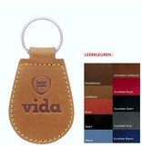 Leer sleutelhanger 46x90mm