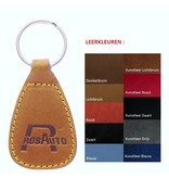 Leer sleutelhanger 40x85mm