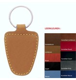 Leer sleutelhanger 40x85mm type 2