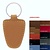 Leer sleutelhanger 40x85mm type 2