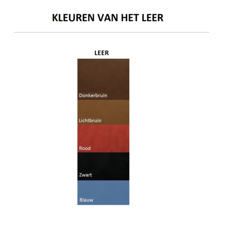 Leer sleutelhanger 20x100mm