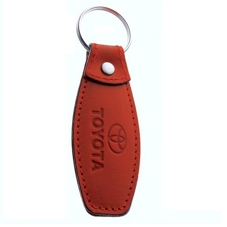 Leer sleutelhanger 35x108mm