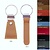 Leer sleutelhanger met metalen behuizing