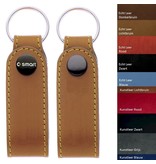 Leer sleutelhanger 27x100mm