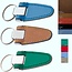 Leer sleutelhangers 40x85mm