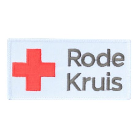 Stofbadges naar eigen ontwerp max 5 kleuren en 100mm