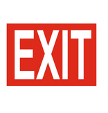 Bordje - Exit of Uitgang 30x21cm