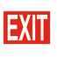 Bordje - Exit of Uitgang 30x21cm