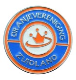 Pins of speldjes naar eigen ontwerp - Geslagen en ingekleurd