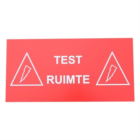 Gekleurde acrylaat buitenbordjes UV Bestendig