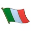 CombiCraft Italiaanse Vlag Pin - Pin van de Italiaanse vlag met vlindersluiting