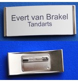 CombiCraft Easy 3 Profielbadge Kunststof 77 x 32mm met Aluminium graveerstrook