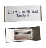 CombiCraft Easy 3 Profielbadge Kunststof 77 x 32mm met Aluminium graveerstrook