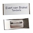 CombiCraft Easy 3 Profielbadge Kunststof 77 x 32mm met Aluminium graveerstrook