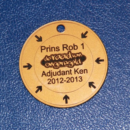 Acrylaat Medailles van 3 tot 30 cm groot  met jouw eigen ontwerp