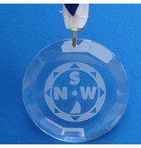Glas medaille met jouw eigen ontwerp