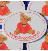 Polystyreen logoplaatjes met full colour bedrukking