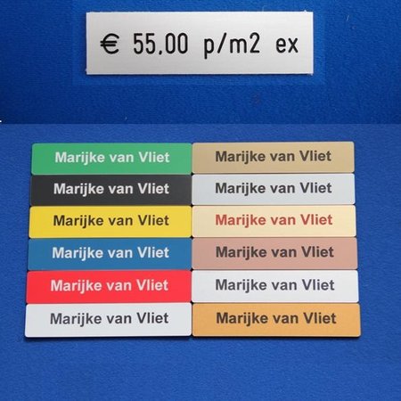 Kast, plank, stelling en deurplaatjes van Acrylaat