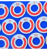 Aluminium garderobemunten rond vanaf 100 stuks