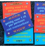 Plastic rechthoekige munten Full Colour naar eigen ontwerp vanaf 1000 stuks