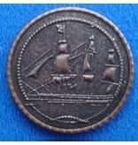 Gegoten munten antiek verouderde brons vanaf 1 stuks