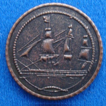 Gegoten munten antiek verouderde brons vanaf 1 stuks