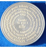 Gegoten munten onedel zilver vanaf 1 stuks