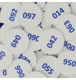 CombiCraft Plastic munten bedrukt met doorlopende nummering vanaf 100 stuks