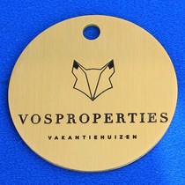 Sleutellabels messing VOSPROPERTIES