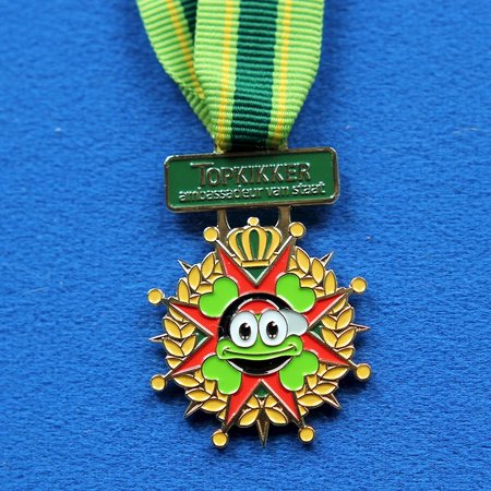 CombiCraft Voorbeeld van een Medaille voor Stichting Opkikker