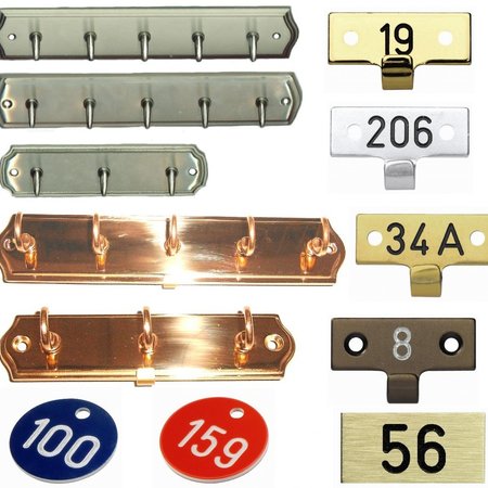 Sleutelhaakjes in diverse maten en kleuren