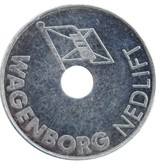 Metalen slagmunt als logoplaatje met of zonder  gat