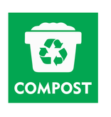 CombiCraft Compost bordje met afvalbak 10x10cm