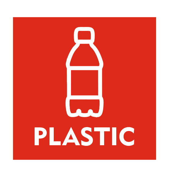 solo Recyclen mengen Plastic bordje 10x10cm | CombiCraft