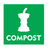 Compost bordje [met appel]