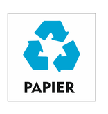 Recycle Papier bordje 10x10cm