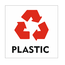 Recycle Plastic bordje 10x10cm