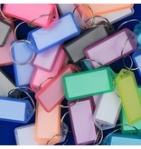 Openklapbare Sleutellabels 60x27mm met  reclamedruk  1000 stuks