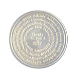 Gegoten munten onedel zilver vanaf 1 stuks