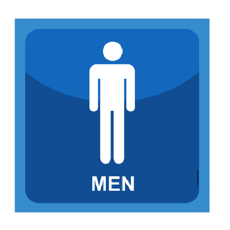 Heren toiletbordje Fox-serie 10x10mm met tape of boorgaten - Fox-serie