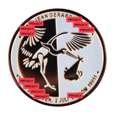 Gegoten munten glanzend goud vanaf 1 stuks