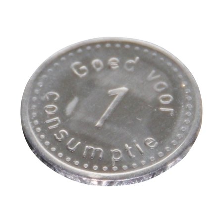 Aluminium slagmunten van 17 tot 30mm vanaf 1000 stuks