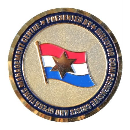 Gegoten munten goud met emaille vanaf 1 stuks