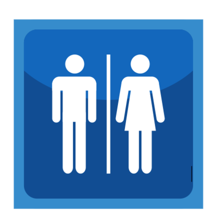 Toiletten bordje 10x10mm met tape of boorgaten - Fox-serie