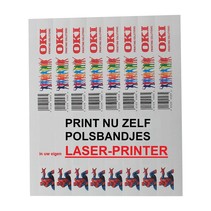 Polsbandjes voor Laserprinters 100 stuks