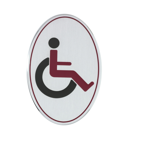 Invalide toiletbordje Aluminium - Jaren '20 design