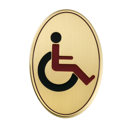 Invalide toiletbordje Messing - Jaren '20 design