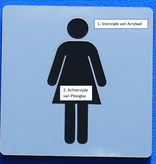 Dames toiletbordje Serie Plex